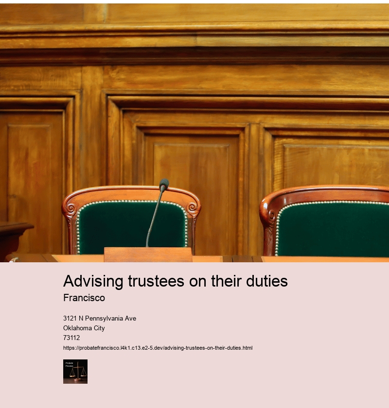 Advising trustees on their duties